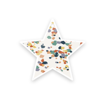 Custom Ceramic Star Ornament