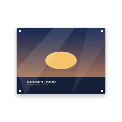 Custom Metal Sign 16x12in (Landscape)